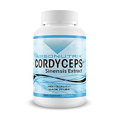 Absonutrix Cordyceps Sinensis Extract 1000 mg, 4 Oz Liquid, 60 Servings, Made in USA, Quality Potent Ingredients, Third-Party Tested, Non-GMO, GMP Certified, Cruelty-Free Products