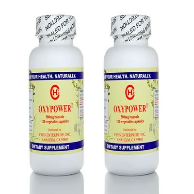 OxyPower by Chi's Enterprise 500mg, 120 Capsules (2-Pack) Viitaball Bundle