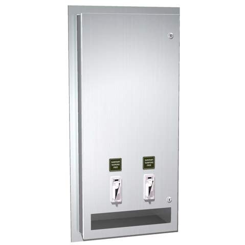 ASI 0864-25 Surface Mounted Sanitary Napkin/Tampon Vendor