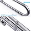 29.5 INCH Toilet Grab Bar Stainless Steel Handicap Rails Grab Bars Bathroom Support for Elderly Bariatric Disabled Commode Safety Hand Railing Guard Frame Shower Assist Aid Handrails Hand Grips view 4