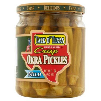Expect More Talk O' Texas Mild Okra Pickles, 3 ct. / 48 fl oz