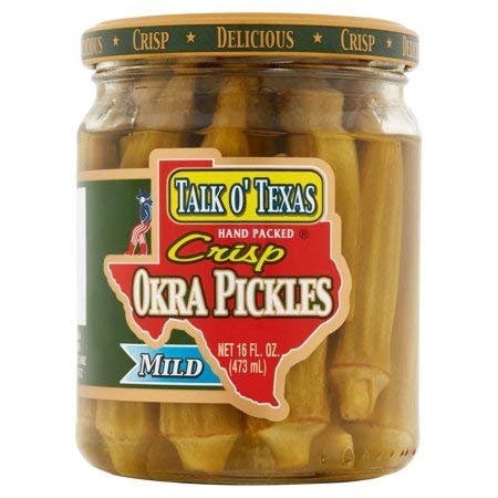 Expect More Talk O' Texas Mild Okra Pickles, 3 ct. / 48 fl oz