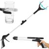 Vive 32" Grabber Reacher Tool - Foldable Pickup Stick with Rotating Jaw & Sensitive Trigger - Heavy Duty Mobility Grip Hand Aid - Extra Reach Extender Claw for Seniors, Elderly, Handicap view 1