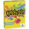 Gushers Fruit Flavored Snacks, Tropical Fruit Flavor, 6 Pouches, 4.8 oz view 1