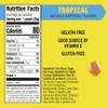 Gushers Fruit Flavored Snacks, Tropical Fruit Flavor, 6 Pouches, 4.8 oz view 2
