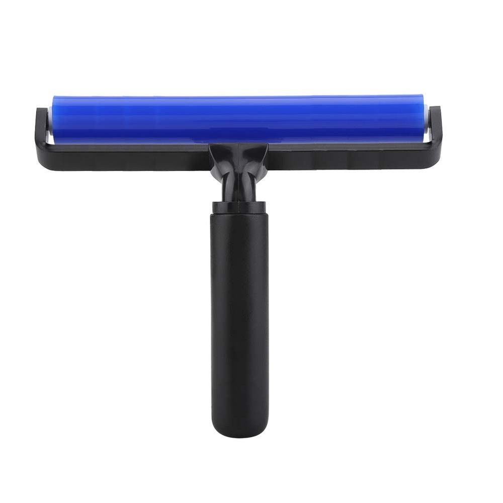 Dust Removal Silicone Roller Anti-Static Roller Brush Four Sizes Manual Cleaner Tool for Dust Pet Hair Clothes Carpet Furniture(8in)