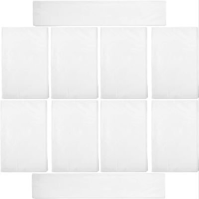 Set of 10 Packs of 35 White Tissue Paper (350 Sheets!) - Perfect for Easy Gift Giving and Decoration! Great for Crafts and DIY Projects!
