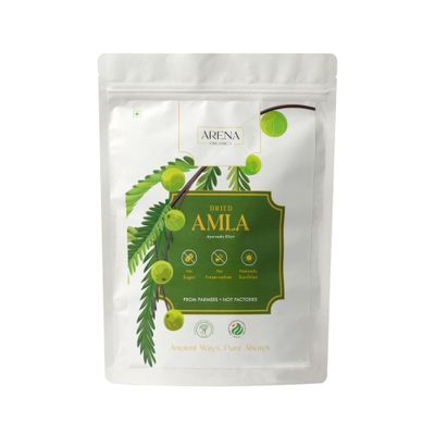 Arena Organica Organic Dry Amla 500gm (17.63 OZ)