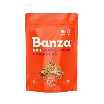 Banza Chickpea Rice, High Protein Low Carb Healthy Rice, Gluten-Free and Vegan, 8oz Bag (Pack of 6) (Standard)