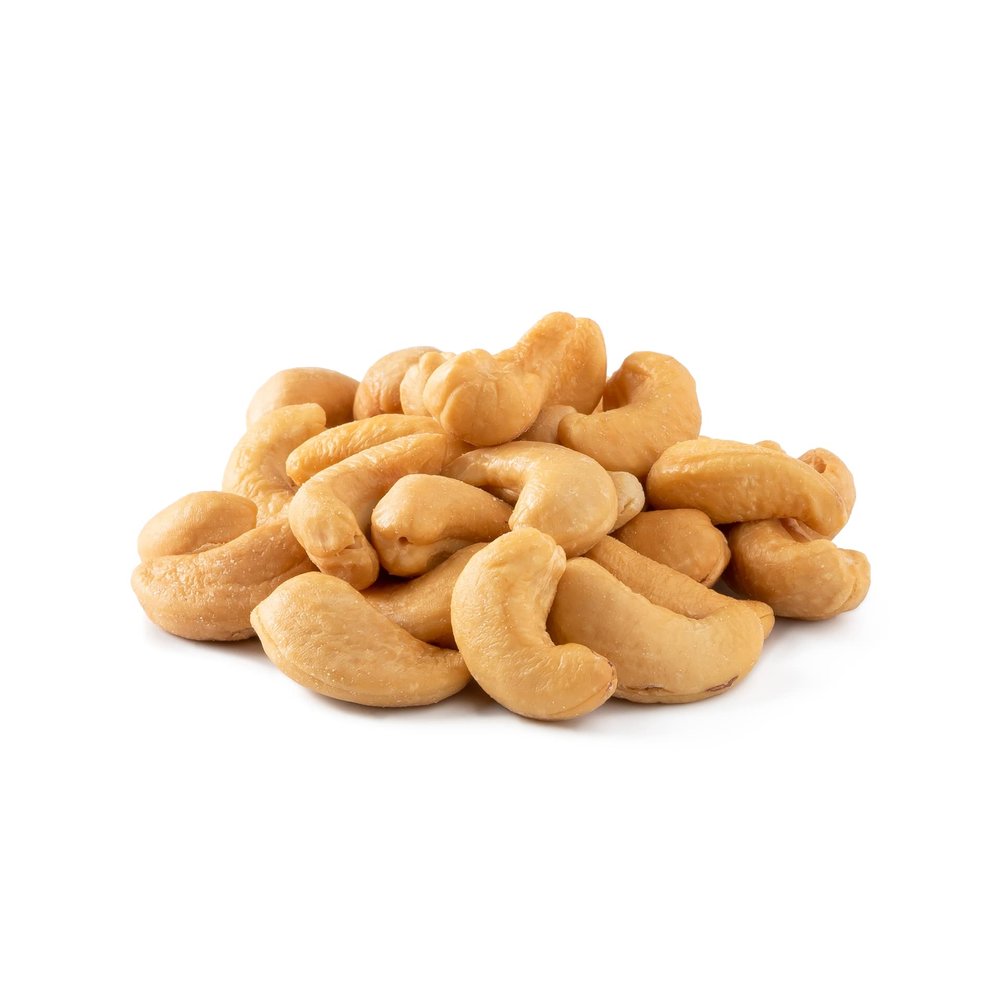 NUTS U.S.  Roasted and Unsalted Cashews | Whole Kernels (80%) and Pieces | Just Right Crispy and Delicious | Natural Cashews!!! (1 LB)