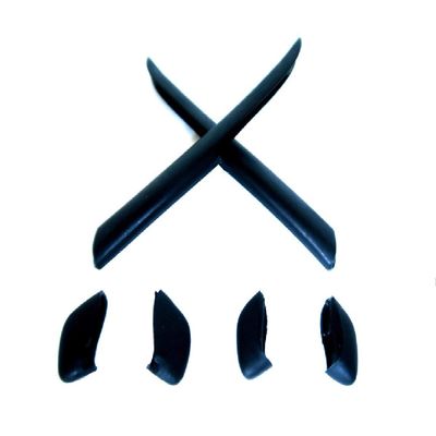 Galaxy Nose Pads & Earsocks Rubber Kits For Oakley Fast Jacket Black