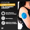 Skin Grip CGM Sensor Patches Compatible with Medtronic Guardian (20-Pack), Waterproof & Sweatproof for 10-14 Days, Pre-Cut Adhesive Tape, Continuous Glucose Monitor Patch, Blue view 4