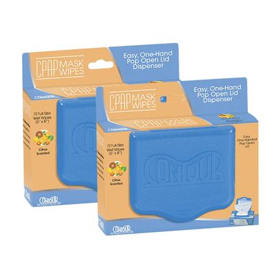 CPAP Mask Wipes (Citrus, 2 Pack)