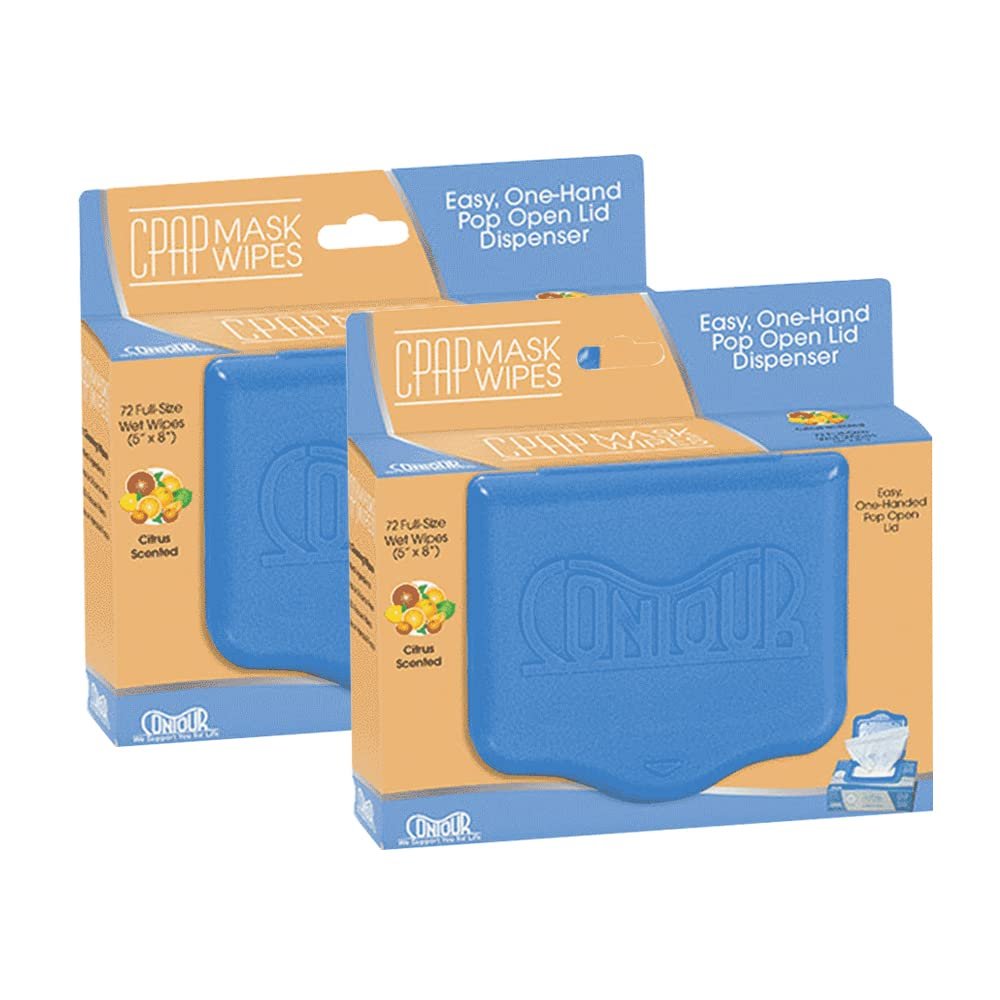 CPAP Mask Wipes (Citrus, 2 Pack)