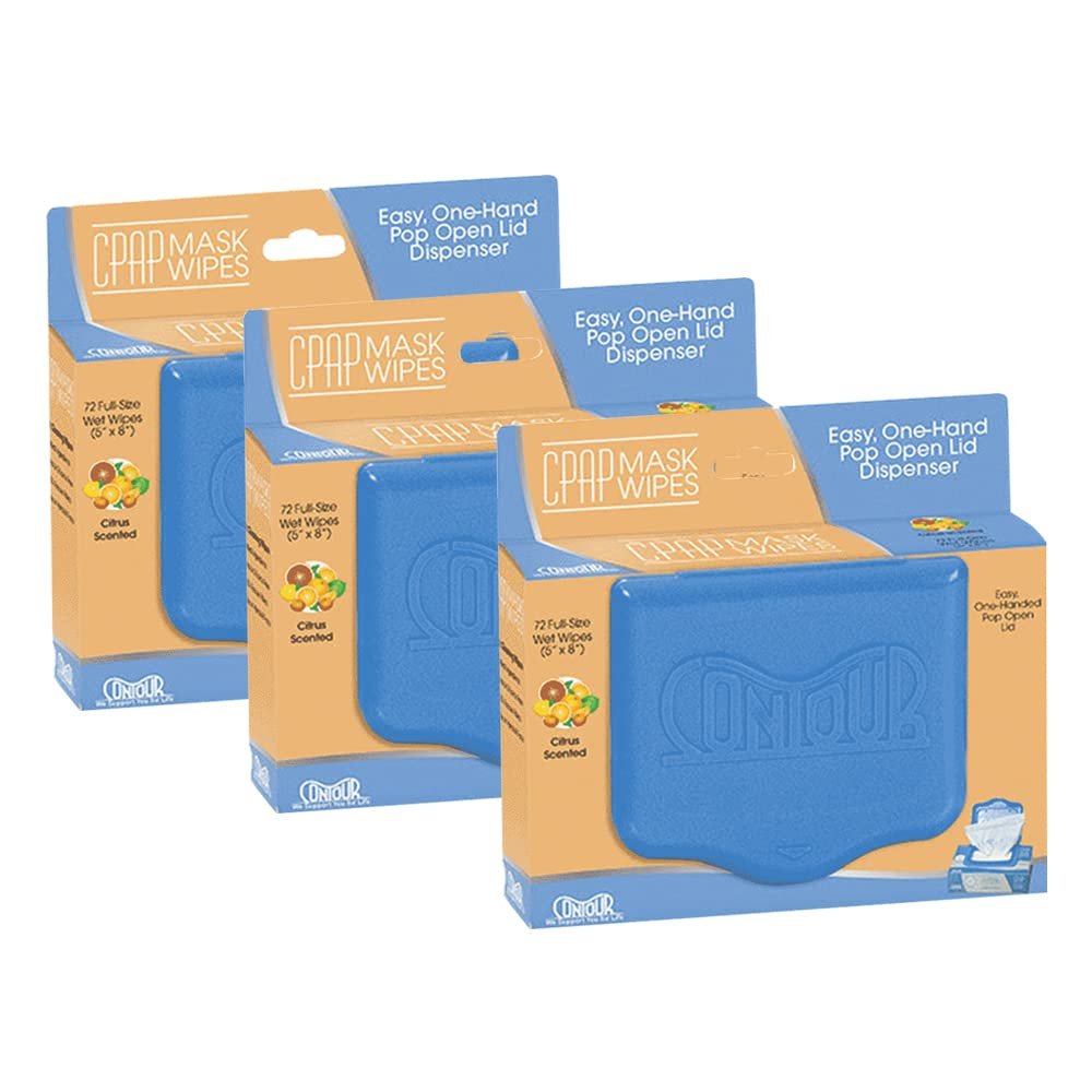CPAP Mask Wipes (Citrus, 3 Pack)