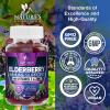 Elderberry Immune Support Gummies - 3X Strength Sambucus Elderberry Gummy with Vitamin C, D3 & Zinc - Natures Black Elderberry Extract - Immune Support Supplement for Adults & Kids - 60 Gummies view 4