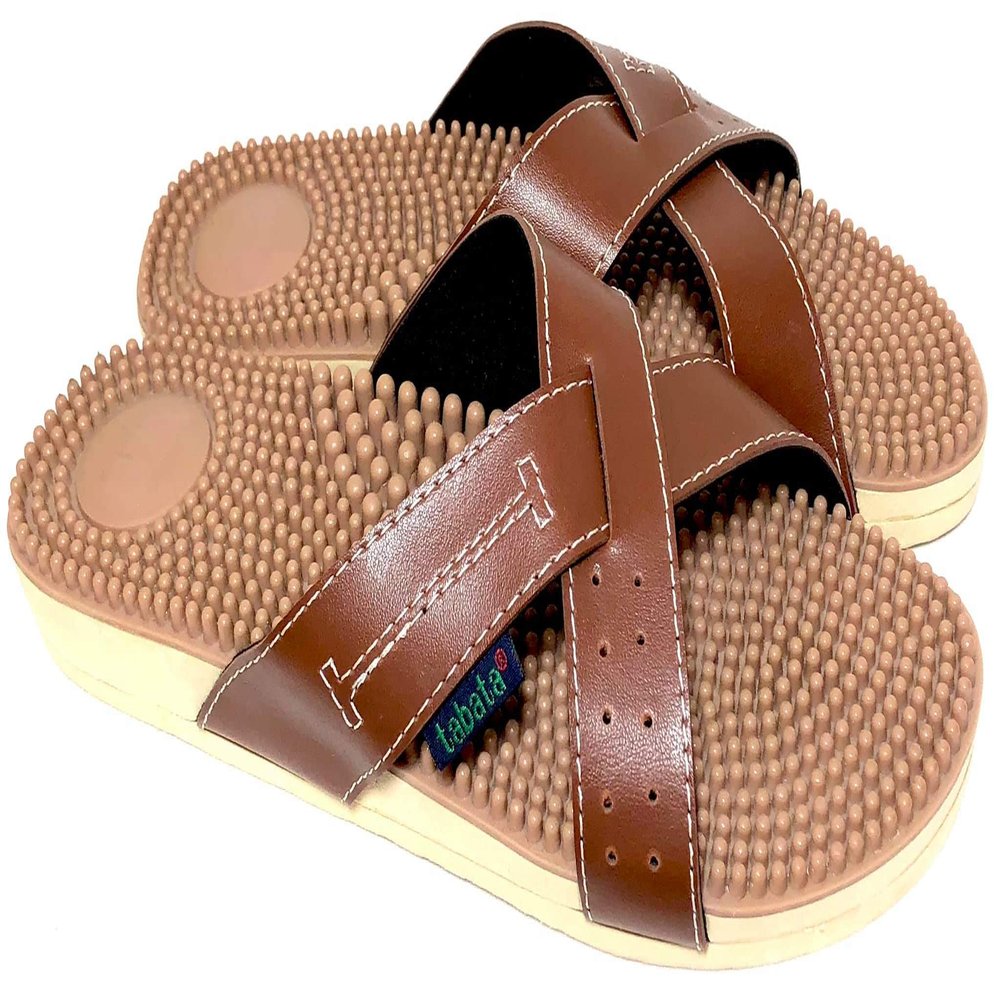 Reflexology Foot Pain Relieving Massage Good Circulation in Your Feet (Women 8, Dark Brown)