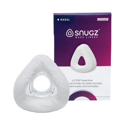Snugz Nasal Mask Liners: Machine Washable, One-Size-Fits-Most NASAL CPAP Mask Liners, Pack of 2 Lasts 90 Days