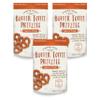 Everton Toffee Butter Toffee Pretzels, Toasted Pecan Flavor (4 oz. bag, 3-pack), Gourmet Artisan Toffee Covered Pretzels, Sweet and Salty Mini Pretzel Snacks, Small Batch Crafted view 1