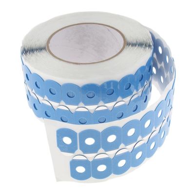 1000 Pcs Eyeglasses Glasses Lens Edging Anti-Slip Blocking Pads Sticker - Blue, 18.5x29mm