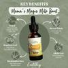 Earthley Wellness Mamas Magic Milk Boost, Lactation Herbal Tincture, Breastfeeding & Milk Supply Support for Nursing Moms, Postpartum Recovery & Nourishment (2 oz) view 3