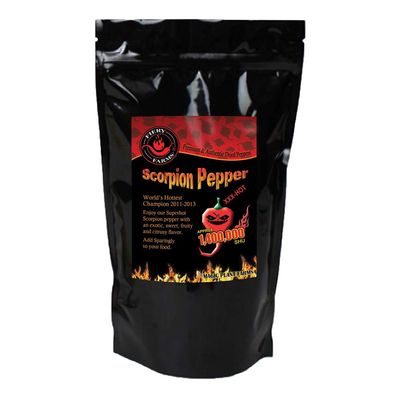 Red Scorpion Butch -T Pepper Flakes by Magic Plant, 4 Oz - 1.2M+ SHUs - Extreme Heat, Sweet & Fruity Flavor - Natural, Non-GMO Gourmet Crushed Chilies for Sauces, Meat Dishes and Marinades