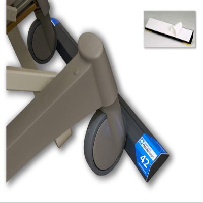 IPI HOB-42: Hospital Bed Parking Target 1-Pack: Protects Hospital and Nursing Home Walls and Equipment from Damage - Stretcher Stopper Easy to Install and Clean  One Needed per Bed