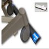 IPI HOB-42: Hospital Bed Parking Target 1-Pack: Protects Hospital and Nursing Home Walls and Equipment from Damage - Stretcher Stopper Easy to Install and Clean  One Needed per Bed view 1
