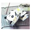 100PCS Panda Pattern Clear Cellophane Bags with 4" Twist Ties Sweet Cookie Candy Party Gift Wrapping Packaging Bags view 1