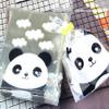 100PCS Panda Pattern Clear Cellophane Bags with 4" Twist Ties Sweet Cookie Candy Party Gift Wrapping Packaging Bags view 4