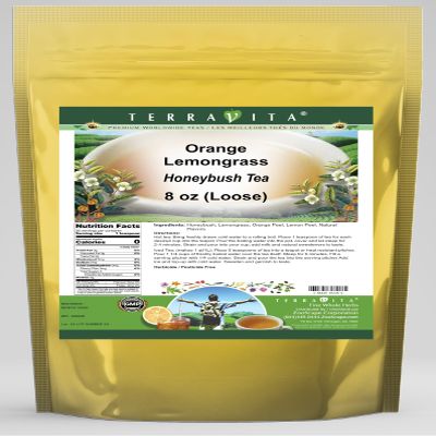 Orange Lemongrass Honeybush Tea (Loose) (8 oz, ZIN: 535338)