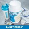Quest Nutrition Vanilla Milkshake Protein Powder, 24g of Protein, 1g of Sugar, Low Carb, Gluten Free, 3 Pound, 43 Servings view 4
