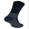 IOMI - 3 Pack Mens Extra Wide Loose Top Cushioned Cotton Diabetic Work Socks (7-12 us, Black (Work)) view 3