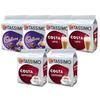 Tassimo Coffee Selection - Costa Latte/Costa Cappuccino/Cadburys Hot Chocolate -6 Packs (48 Servings) view 1