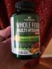 Wholesome Wellness Whole Food Multivitamin for Men - Natural Multi Vitamins, Minerals, Organic Extracts - Vegan Vegetarian - 120 Tablets view 4