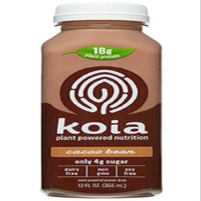 Koia Plant Powered Nutrition Cacao Bean Dairy Free Chocolate Milk, 12 Ounce (pack Of 6)