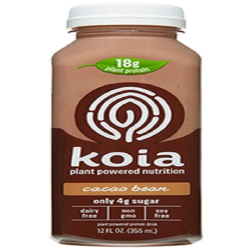 Koia Plant Powered Nutrition Cacao Bean Dairy Free Chocolate Milk, 12 Ounce (pack Of 6)