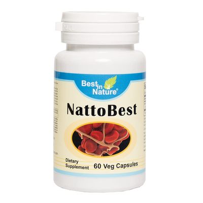 Best in Nature NattoBest - Supports Heart Health and Promotes Healthy Circulation, with nattokinase, an Enzyme Isolated from The Traditional Japanese Food natto. Created