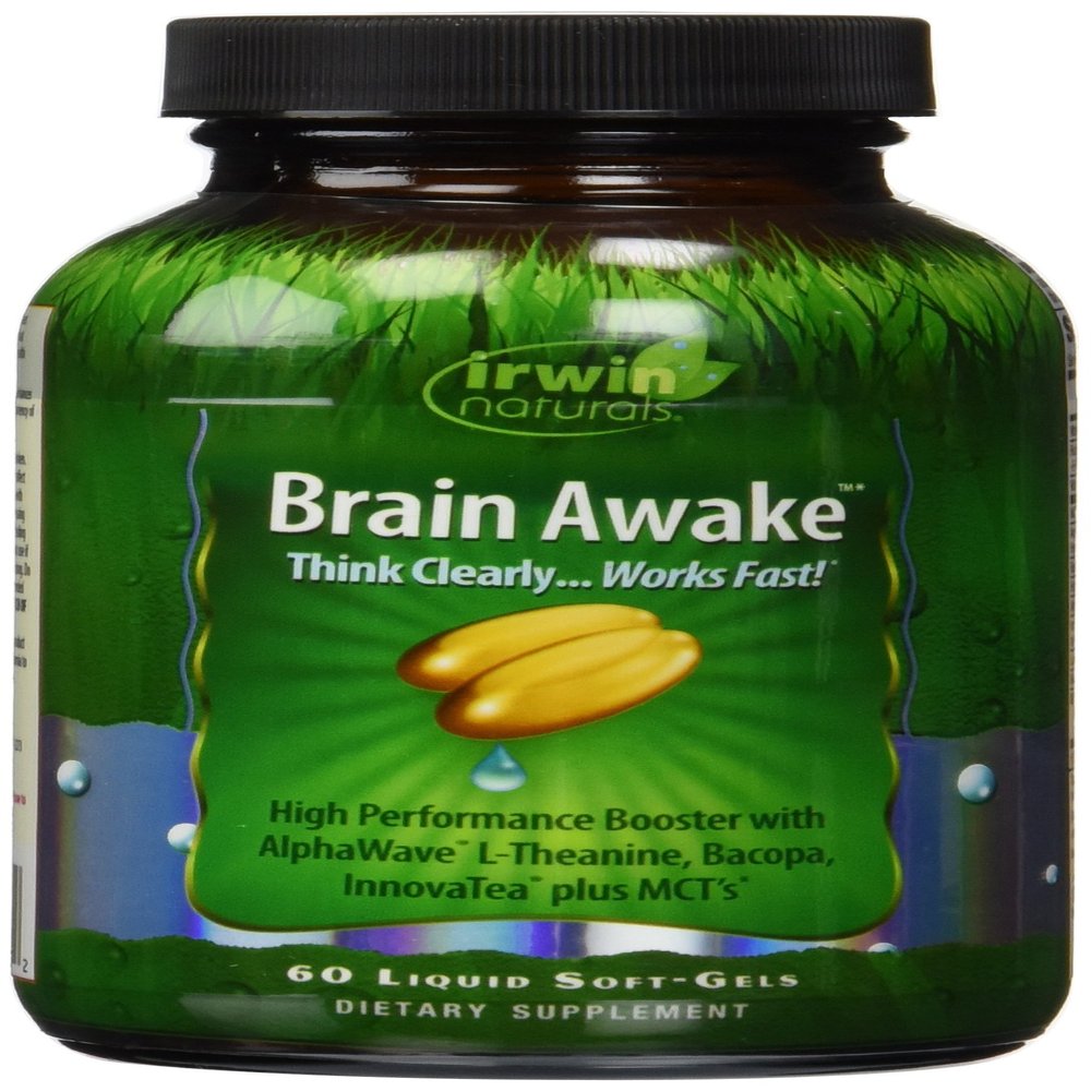 Irwin Naturals Brain Awake, 60 Count