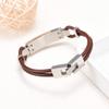 Cremation Bracelet for Ashes - Cremation Jewelery for Men Lockets for Ashes Black Bangle Bracelet Cremation Jewelry for Men Mens Cremation Jewelry + Fill kit + Box (Brown, 18) view 3