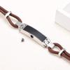 Cremation Bracelet for Ashes - Cremation Jewelery for Men Lockets for Ashes Black Bangle Bracelet Cremation Jewelry for Men Mens Cremation Jewelry + Fill kit + Box (Brown, 18) view 4