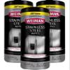 Weiman Stainless Steel Cleaner Wipes (3 Pack) Removes Fingerprints, Residue, Water Marks and Grease from Appliances - Works Great on Refrigerators, Dishwashers, Ovens, and Grills - Packaging May Vary view 1
