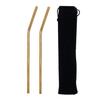 4 Eco friendly reusable recyclable drinking straws (Gold) view 2