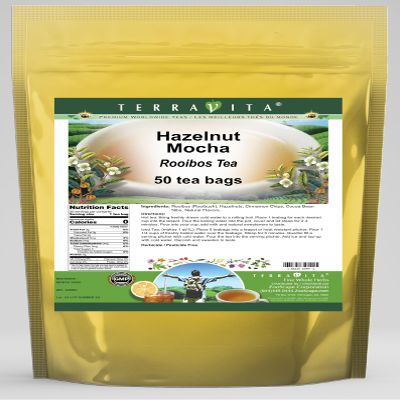 Hazelnut Mocha Rooibos Tea (50 tea bags, ZIN: 535961)