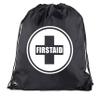 Mato & Hash First Aid Backpack Drawstring Medical Bag for Emergencies or Epi Pen & Medicine - 3PK Black CA2500FirstAid S1