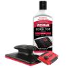 Weiman Glass Cooktop & Stove Top Cleaner Kit, Removes Grease & Burnt-On Food, Safe for Gas, Induction, Electric Cooktops & Air Fryers, Streak-Free Shine, Includes Stove Scraper & Scrubbing Pad, 10 oz view 1