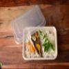 [150 Pack] 34oz Compostable Eco Friendly Container Trays - Rectangular Oblong Tree Free Sugarcane Bagasse Meal Prep Bento Boxes Take Out Catering Microwavable Deep Container by EcoQuality view 3