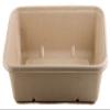 [400 Pack] 29oz Compostable Eco Friendly Container Trays - Rectangular Oblong Tree Free Sugarcane Bagasse Meal Prep Bento Boxes Take Out Catering Microwavable Deep Container by EcoQuality view 1