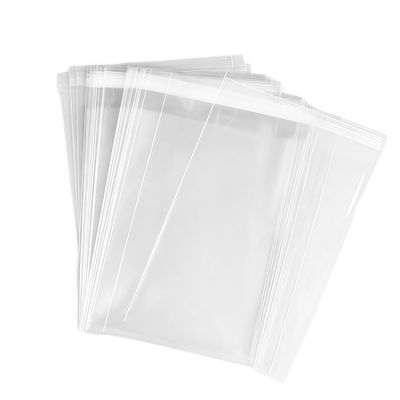 100Pcs 4.5" x 5.5" Clear Cello/cellophane Self-adhesive Sealing Treat Bags Gift Packing Supplies For Bakery Candle Cookie