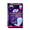 Sofy Body Fit Night Slim Wing Pads-Comfort Nite Cotton Soft 29cm 16S, Instant & Speedy Absorption with Raised Center view 1